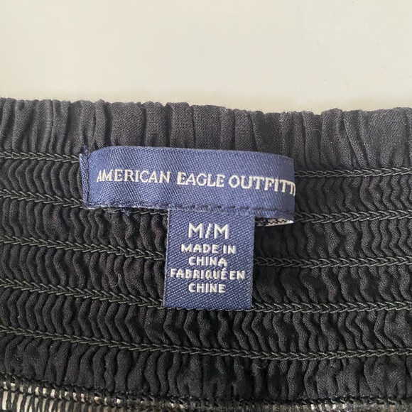 AMERICAN EAGLE OUTFITTER women's black maxi Skirt elastic Waist size M - Picture 9 of 12